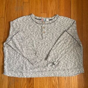 Free People Marled Pullover Henley